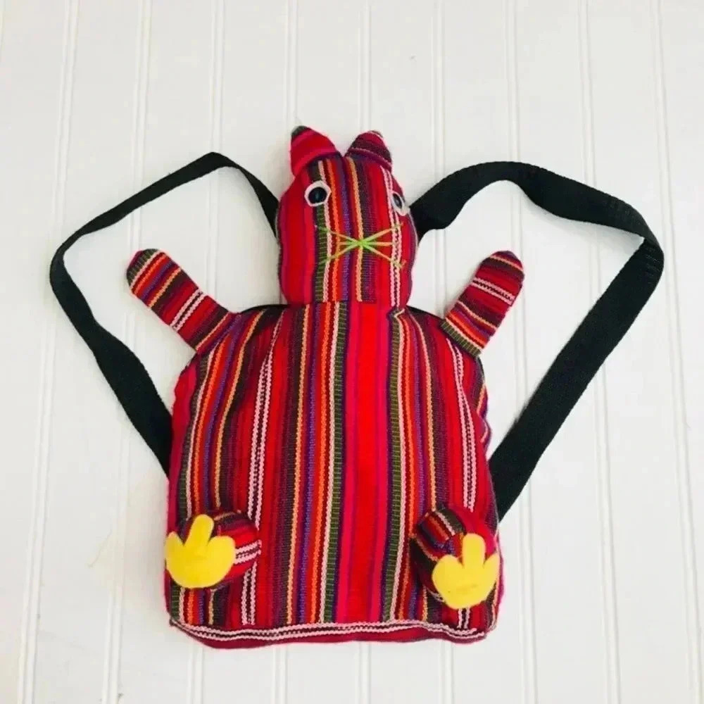 Huipil Guatemalan Animal Backpack Bag